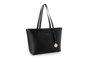Vince Camuto Bolso Tote Negro Taormina - 100% Piel de Polivinilo Lujoso y Versátil